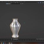 screenshot blender vaso 3D
